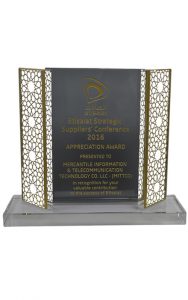 Etisalat Strategic Suppliers Conference 2016 Aprreciation Award